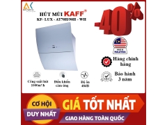 Máy Hút Mùi Áp Tường Kính Vát Phẳng KAFF KF - LUX AT70H WH - Made in Germany 